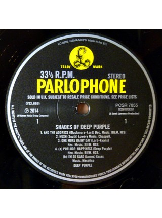 35005594	 Deep Purple – Shades Of Deep Purple	" 	Classic Rock, Hard Rock"	1968	" 	Parlophone – PCSR 7055"	S/S	 Europe 	Remastered	08.06.2015