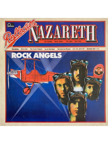 500882	Nazareth  – Reflection - Rock Angels	"	Hard Rock"	1975	"	Fontana – 9299 738"	EX+/EX+	Germany