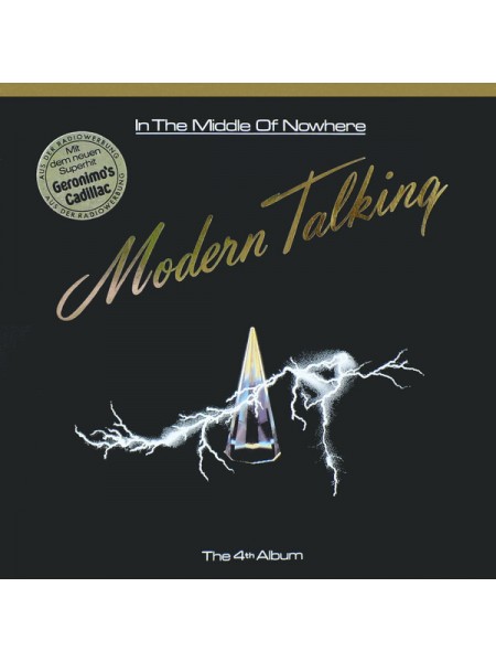 500880	Modern Talking – In The Middle Of Nowhere - The 4th Album	"	Synth-pop"	1986	"	Hansa – 208 039, Hansa – 208 039-630"	EX+/EX+	Germany