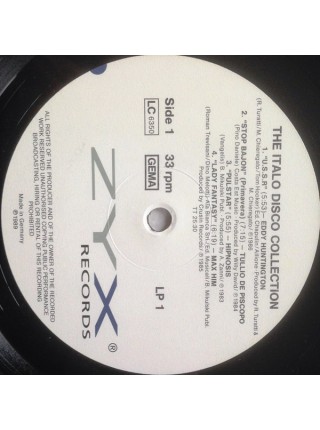 1400894		Various – The Italo Disco Collection  4LP BOX	Italo Disco	1989	ZYX Records – ZYX 74001-1	NM/NM	Italy	Remastered	1989