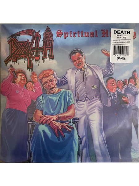 35017229	 	 Death  – Spiritual Healing	 Death Metal	Red Cyan Black Splatter, Limited	1990	" 	Relapse Records – RR7194"	S/S	 Europe 	Remastered	12.04.2024