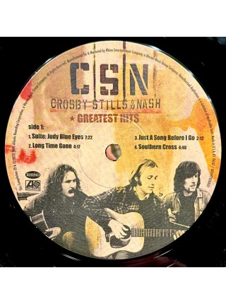 35006820	 Crosby, Stills & Nash – Greatest Hits	" 	Folk Rock, Country Rock"	2005	" 	Rhino Records (2) – R1 76537, Atlantic – 603497830602"	S/S	 Europe 	Remastered	29.09.2023