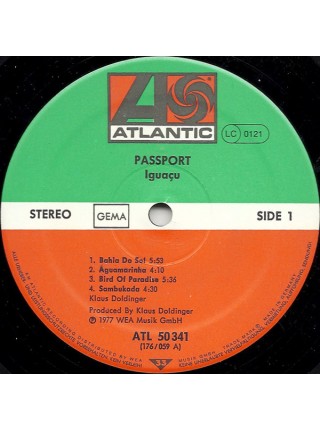 1403524		Passport – Iguaçu 	Latin, Jazz-Funk, Latin Jazz	1977	Atlantic – ATL 50 341	NM/NM	Europe	Remastered	####