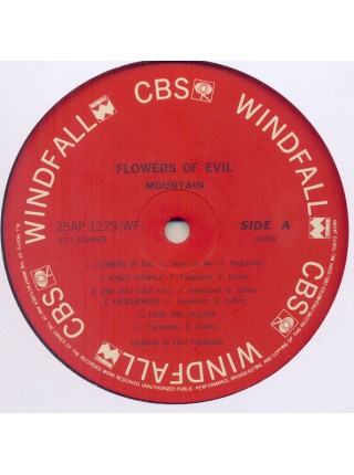1403551	Mountain ‎– Flowers Of Evil  (Re 1978), no OBI	Classic Rock	1971	CBS/Sony ‎– 25AP 1279	NM/NM	Japan