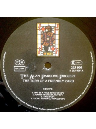 600323	Alan Parsons Project – The Turn Of A Friendly Card		1980	Arista – 203 000	EX/EX	France