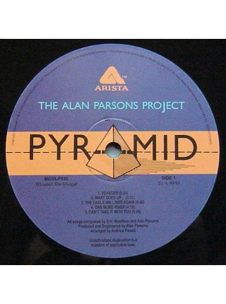 35004846	 The Alan Parsons Project – Pyramid	" 	Pop Rock"	1978	" 	Music On Vinyl – MOVLP335, Arista – MOVLP335"	S/S	 Europe 	Remastered	2011