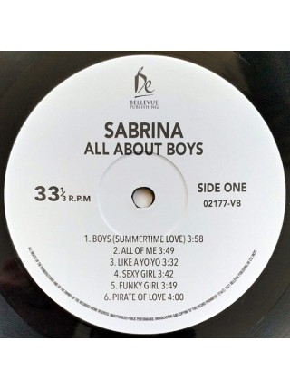 1403109	Sabrina – All About Boys	Electronic, Italo-Disco, Italodance	2022	Bellevue Publishing Uk Ltd – 02177-VB	S/S	Europe