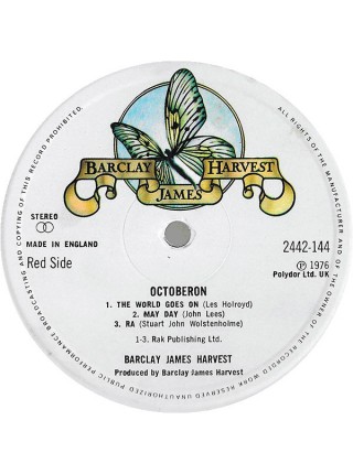 1403150	Barclay James Harvest – Octoberon	Soft Rock, Classic Rock, Prog Rock	1976	Polydor – 2442 144, Polydor – 2442-144	EX/EX	England