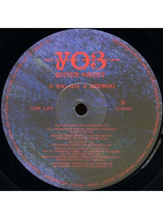 1401256	YO3 ‎– Bitter Sweet     2LP	1994	General Production Recordings (GPR) ‎– GPRLP05	NM/NM	UK