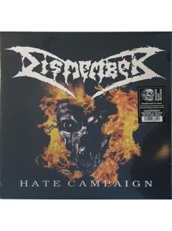 35006948		 Dismember – Hate Campaign	" 	Death Metal"	Transparent Orange Black Splatter	1999	" 	Nuclear Blast Records – NBR 68601"	S/S	 Europe 	Remastered	29.09.2023