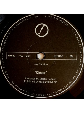 35006851	Joy Division – Closer 	" 	Post-Punk, New Wave"	Black, 180 Gram	1980	" 	Factory – FACT∙XXV"	S/S	 Europe 	Remastered	26.06.2015