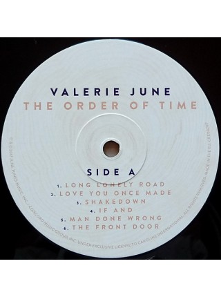 35006867		 Valerie June – The Order Of Time	 Funk / Soul, Blues, Folk	Black, 180 Gram	2017	" 	Concord Records – CRE00209"	S/S	 Europe 	Remastered	10.03.2017