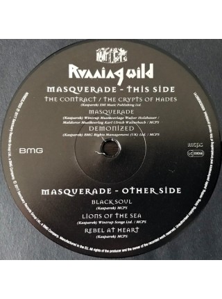 35006888		 Running Wild – Masquerade 2lp	" 	Heavy Metal"	Black, 180 Gram	1995	 BMG – NOISE2LP033	S/S	 Europe 	Remastered	25.08.2017