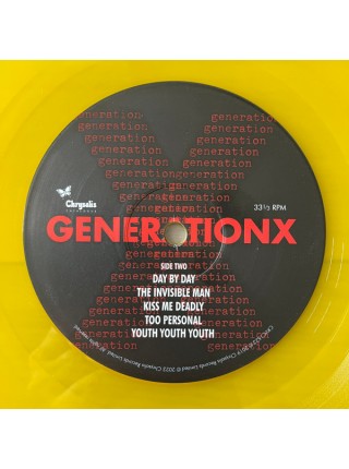 35008494	 Generation X  – Generation X	" 	Punk"	Yellow, 180 Gram	1978	" 	Chrysalis Catalogue – CRVC1523"	S/S	 Europe 	Remastered	22.04.2023