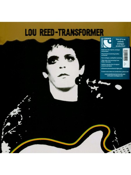 35008538	 Lou Reed – Transformer (Analogue)	" 	Classic Rock, Glam"	Black, 180 Gram	1972	" 	Speakers Corner Records – LSP-4807, RCA Victor – LSP-4807"	S/S	 Europe 	Remastered	06.09.2013