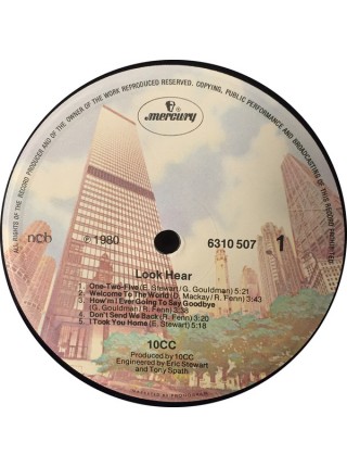 5000172	10cc – Look Hear, vcl	"	Pop Rock"	1980	"	Mercury – 6310 507"	EX+/EX--	Scandinavia	Remastered	1980