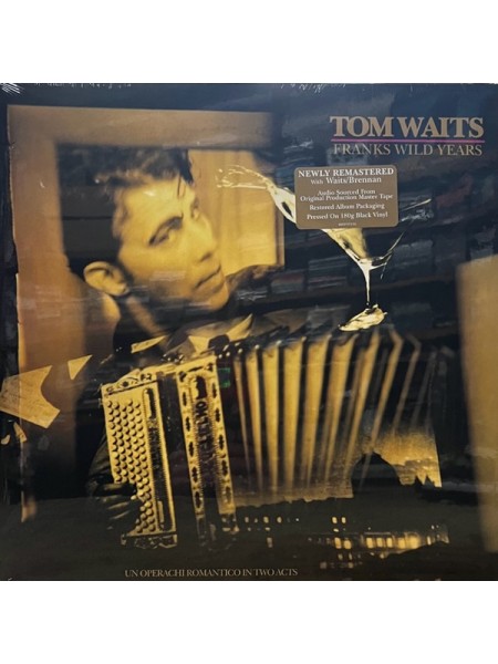 35016701	 	 Tom Waits – Franks Wild Years	"	Lounge, Folk Rock, Contemporary Jazz "	Black, 180 Gram, Gatefold	1987	" 	Island Records – B0037071-01"	S/S	 Europe 	Remastered	22.09.2023