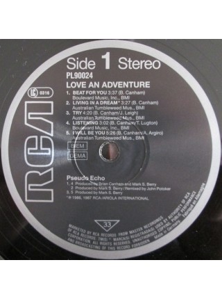 500522	Pseudo Echo – Love An Adventure	1987	"	RCA – PL90024"	EX/EX	"	Germany"