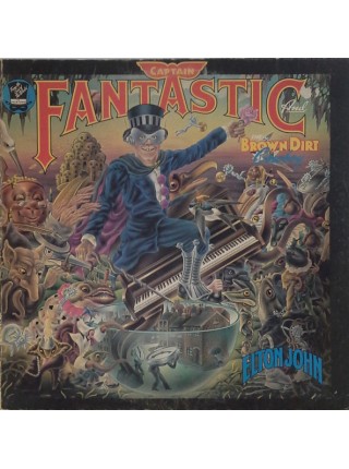 1403343	Elton John - Captain Fantastic And The Brown Dirt Cowboy  POSTER, 2 буклета 	Pop Rock	1975	DJM Records – DJLPX 1	NM-/NM	England