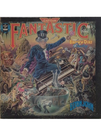 1403343		Elton John - Captain Fantastic And The Brown Dirt Cowboy  POSTER, 2 буклета 	Pop Rock	1975	DJM Records – DJLPX 1	NM-/NM	England	Remastered	1975