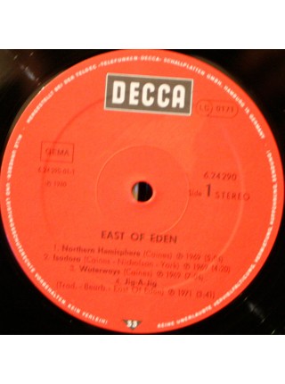 1403307	East Of Eden – East Of Eden	"	Prog Rock"	1980	Decca – 6.24290 AL	NM/NM	Germany