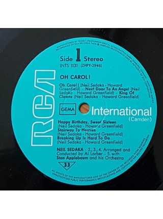 1403371	Neil Sedaka – Yesterday's Pop Scene - "Oh, Carol!"	Vocal	1972	RCA International (Camden) – INTS 1131	EX/EX	Germany