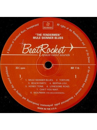 1403316		The Fendermen ‎– Mule Skinner Blues 	"	Rock & Roll, Rockabilly"	1962	Beatrocket ‎– BR 116	M/M	USA	Remastered	2000