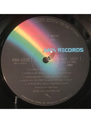 1403319		Wishbone Ash ‎– Number The Brave   no OBI	        Classic Rock	1981	"	MCA Records – VIM-6252"	NM/NM	Japan	Remastered	1981