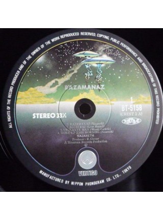 1403331	Nazareth - Razamanaz  (Re 1978)  no OBI	Hard Rock	1973	Vertigo - BT-5158	NM/NM	Japan