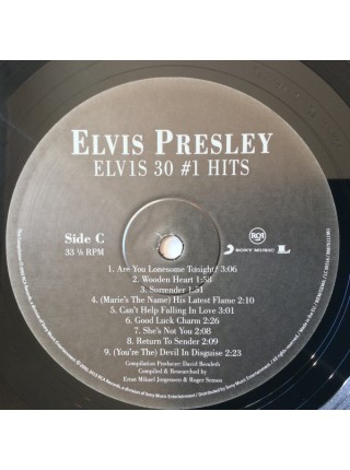 35004124		 Elvis Presley – ELV1S 30 #1 Hits,   2 lp	" 	Rock & Roll"	Black, 180 Gram, Gatefold	2002	RCA	S/S	 Europe 	Remastered	2015