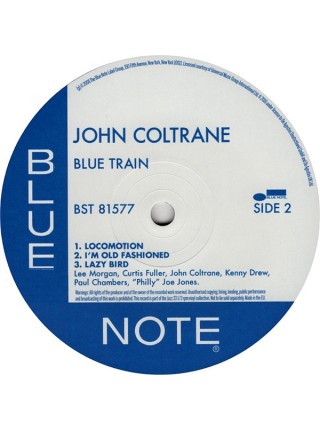 1403708	John Coltrane – Blue Train (Re 2016)	Jazz, Hard Bop	1957	Blue Note – BST-81577, Blue Note – 7243 4 95326 1 8	EX/NM	England