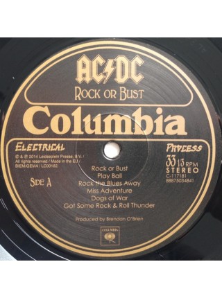 1403721	AC/DC ‎– Rock Or Bust + CD	Hard Rock	2014	Columbia ‎– 88875034841, Columbia ‎– 88875034852	S/S	Europe