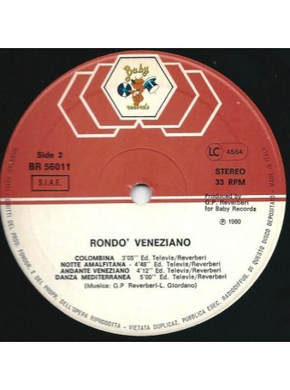 180537	Rondo' Veneziano – Rondo' Veneziano	"	Modern Classical"	1980	"	Baby Records (2) – BR 56011"	EX+/EX+	Italy