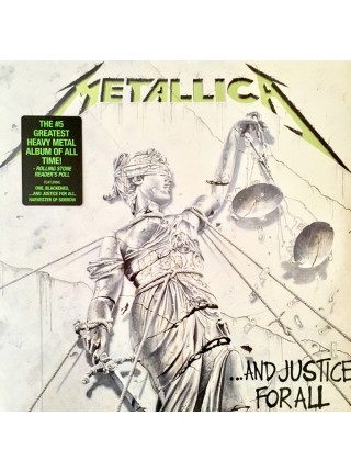 180519	Metallica – ...And Justice For All   (Re 2018)  2LP	"	Speed Metal, Heavy Metal"	1988	"	Blackened – BLCKND007-1"	S/S	Europe