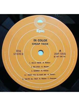 800038	Cheap Trick – In Color	Power Pop, Pop Rock	1977	"	Epic – 25AP 728"	NM/EX	Japan