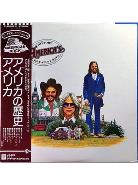 800055	America  – History · America's Greatest Hits	"	Pop Rock"	1975	"	Warner Bros. Records – P-10067W"	EX/EX	Japan
