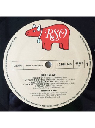 800070	Freddie King – Burglar	"	Blues Rock, Modern Electric Blues"	1974	"	RSO – 2394 140"	EX/EX	Germany