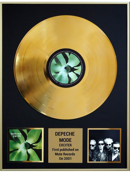 98011	Золотая реплика музыкального альбома	Depeche Mode - Exciter