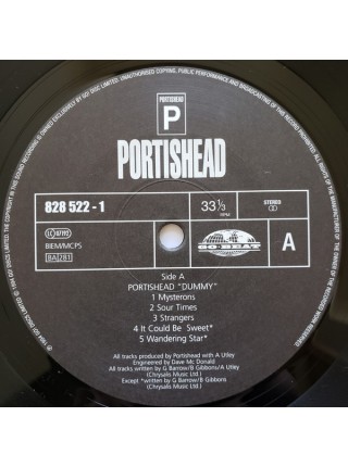 35002293		 Portishead – Dummy	" 	Electronic"	Black, 180 Gram	1994	" 	Go! Beat – 828 522-1, Go! Beat – 828 522 - 1"	S/S	 Europe 	Remastered	15.08.1994