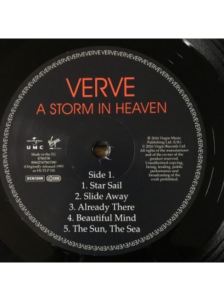 35003290	 Verve – A Storm In Heaven	" 	Alternative Rock, Psychedelic Rock"	1993	" 	Virgin EMI Records – 00602547865380"	S/S	 Europe 	Remastered	09.09.2016