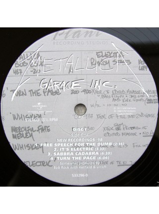 35002744		 Metallica – Garage Inc.  	" 	Hard Rock, Heavy Metal"	Black, 180 Gram, Gatefold, 3lp	1998	" 	Universal – 533295-9, E/M Ventures – 533295-9"	S/S	 Europe 	Remastered	28.03.2011