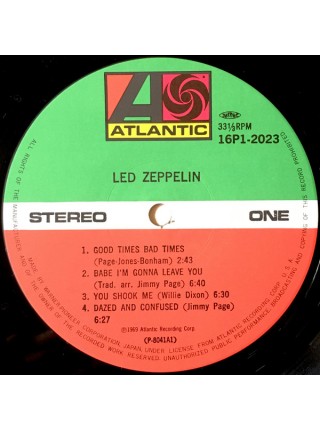1402028	Led Zeppelin - Led Zeppelin  (Re 1988)	Classic Rock	1969	Atlantic 16P1-2023	NM/NM	Japan