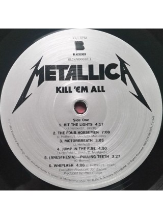 1800322	Metallica – Kill 'Em All	"	Thrash, Speed Metal"	1983	"	Blackened – 00602547885289, Blackened – BLCKND003R"	S/S	Europe	Remastered	2016