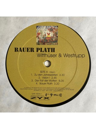 1800316	Witthüser (Witthuser) + Westrupp ‎– Bauer Plath	Krautrock, Psychedelic Rock	1972	"	Ohr Today – OHR 70035-1, Pilz (2) – OHR 70035-1"	S/S	Europe	Remastered	2008