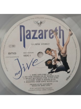 35014244	 Nazareth  – No Jive	"	Hard Rock "	Clear	1991	"	BMG – BMGCAT207LPX, Unionsquaremusic – BMGCAT207LPX "	S/S	 Europe 	Remastered	19.08.2022