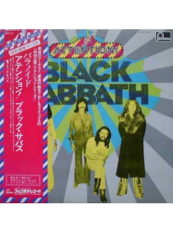 1400637		Black Sabbath – Attention! Black Sabbath   (no OBI)	Hard Rock	1973	Fontana – PAT-21	NM/EX	Japan	Remastered	1973