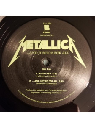35004036	 Metallica – ...And Justice For All  2lp	" 	Heavy Metal, Thrash"	1988	" 	Blackened – BLCKND007R-1"	S/S	 Europe 	Remastered	"	2 нояб. 2018 г. "