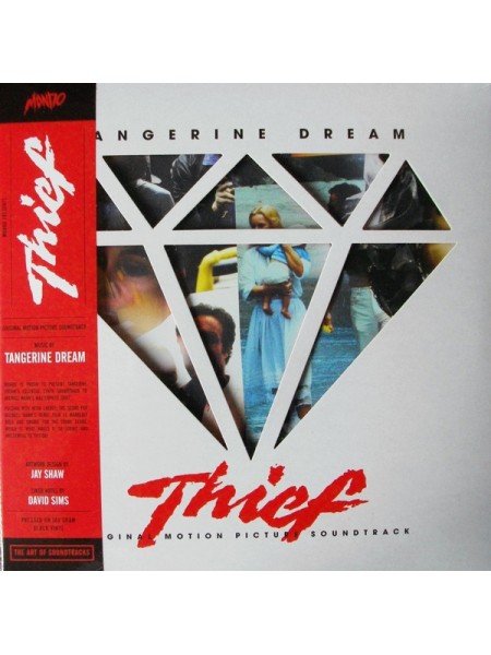 35004029	 Tangerine Dream – Thief  (OST) 	" 	Electronic, Stage & Screen"	1981	" 	Mondo (3) – MOND-144"	S/S	 Europe 	Remastered	"	30 нояб. 2020 г. "