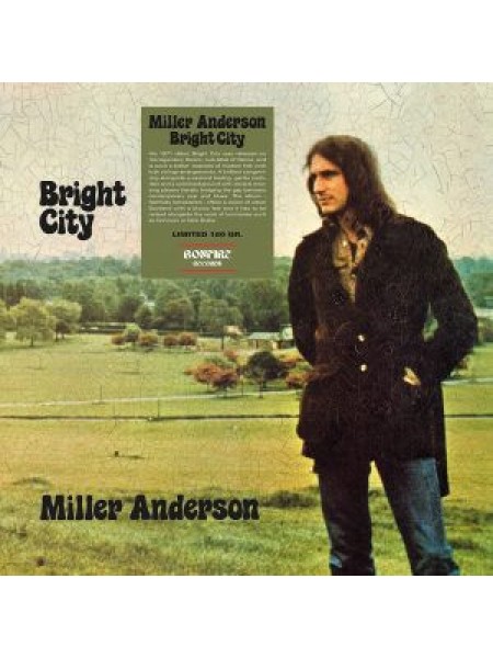 35005185	 Miller Anderson – Bright City	" 	Blues Rock"	1971	" 	Bonfire Records (5) – BONF008"	S/S	 Europe 	Remastered	28.10.2022