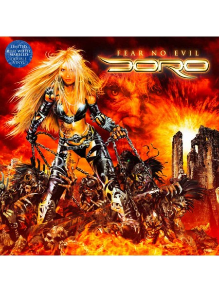 35004473		Doro - Fear No Evil 	" 	Heavy Metal, Hard Rock"	Blue White Marbled, Gatefold, Limited, 2lp	2009	" 	Rare Diamonds Productions – RDP0006-VM"	S/S	 Europe 	Remastered	"	1 янв. 2022 г. "